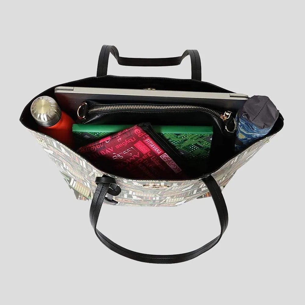 Apollo Missions Patches PU Leather Tote Bag