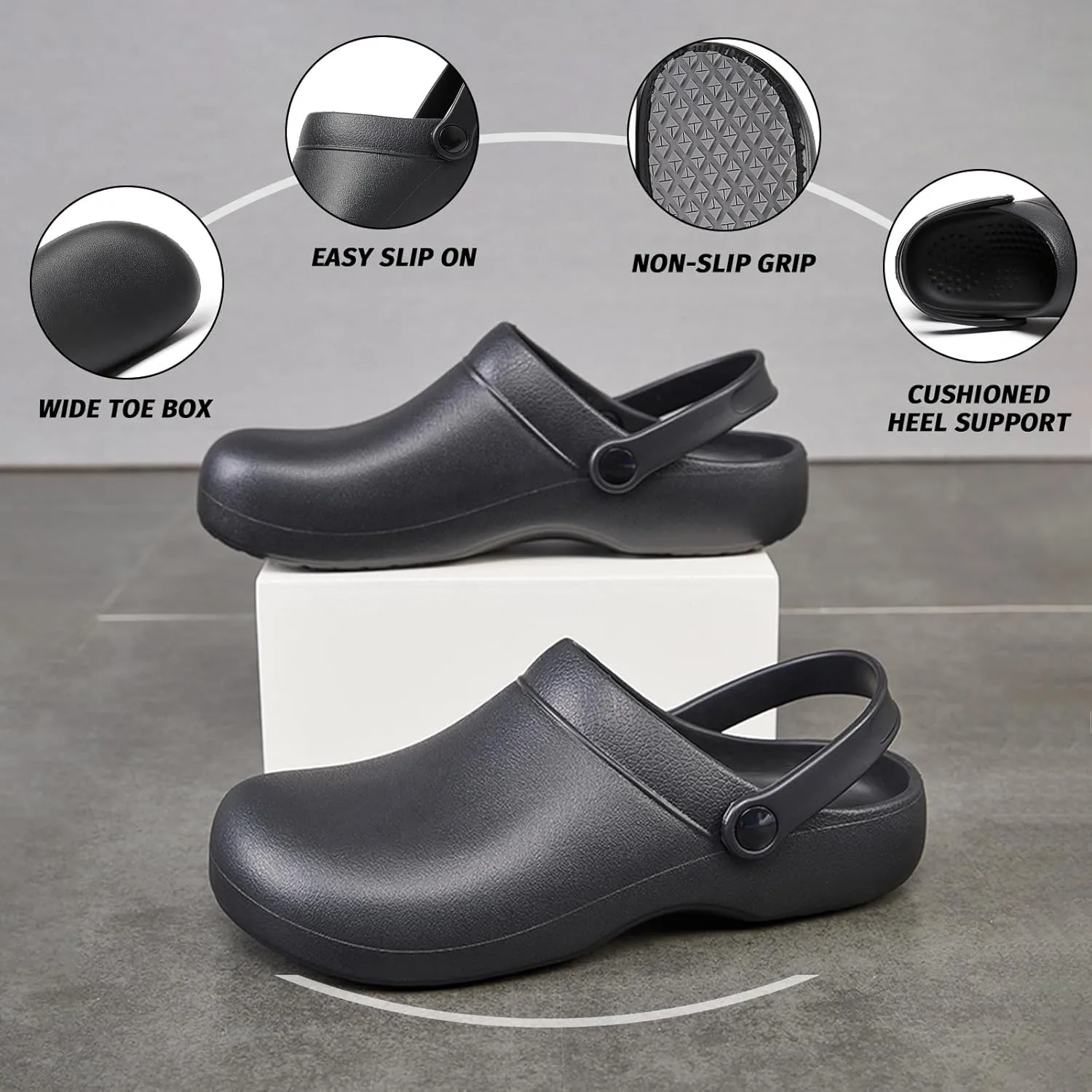 Armadillo Chef Shoes for Men - Slip Resistant, Lightweight & Waterproof Zapatos de Chef for Women, Ideal Work Shoes for Kitchens