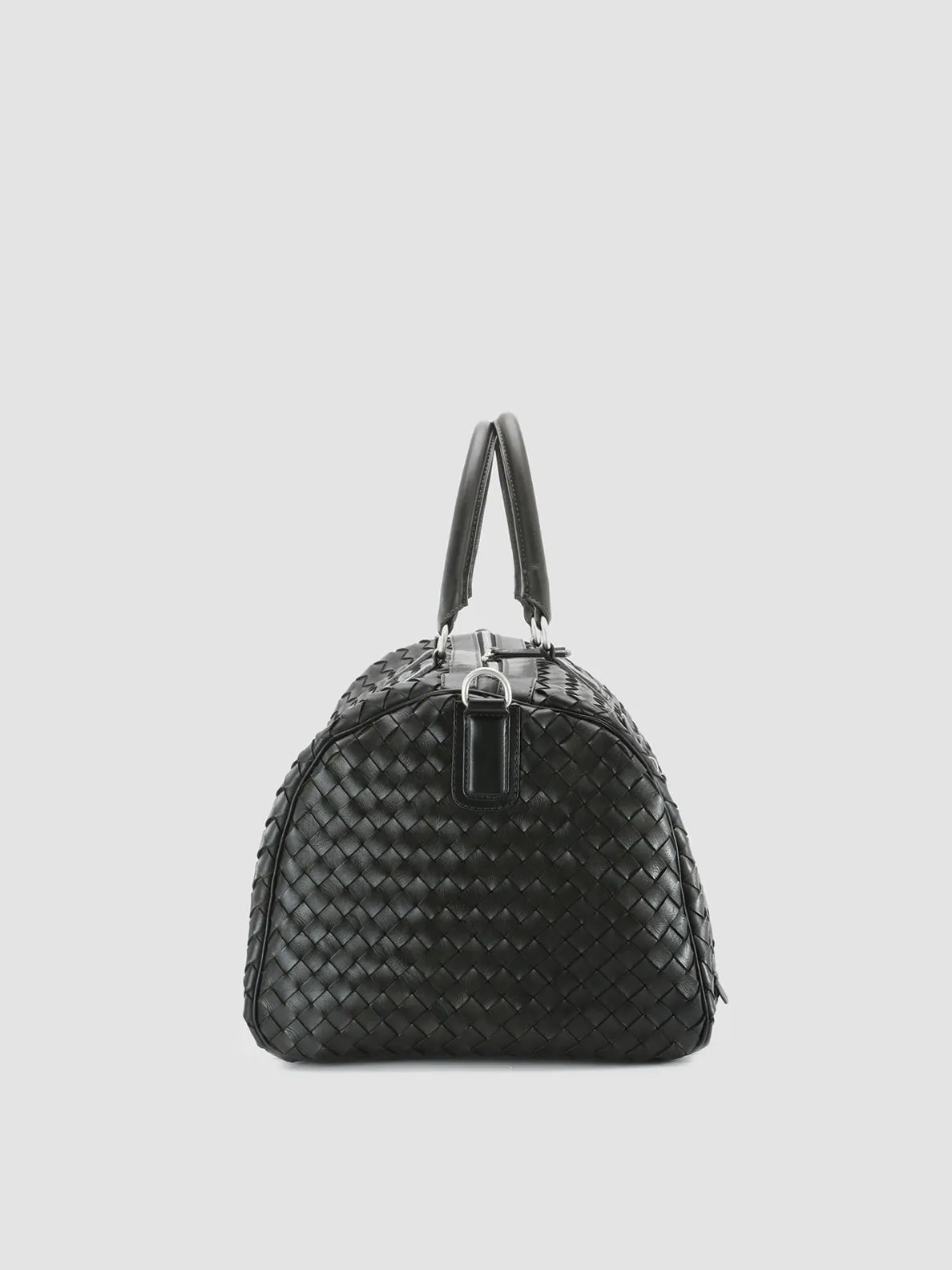ARMOR 01 - Green Woven Leather Weekender