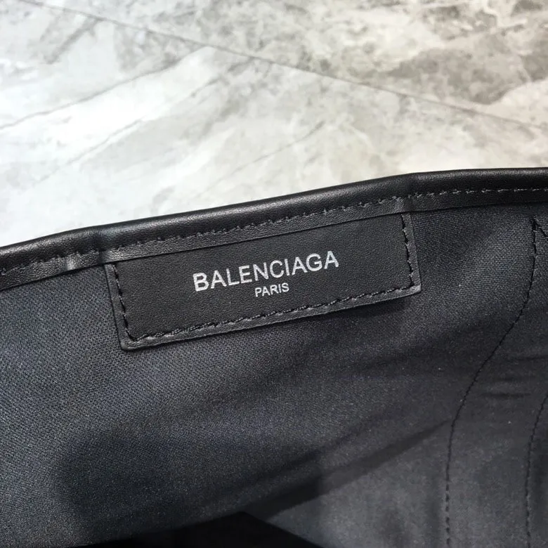 Balen Navy Medium Cabas Tote Bag In Black, For Women,  Bags 14.1in/36cm