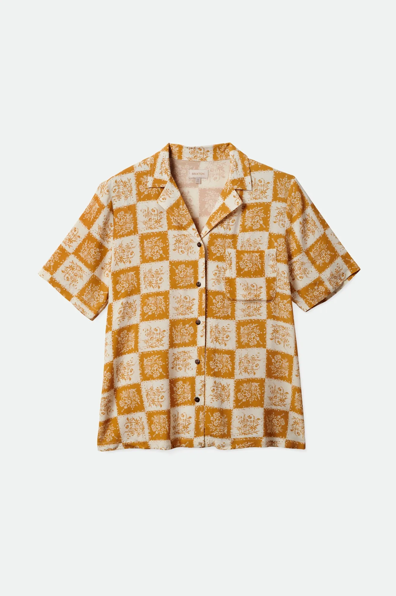 Bunker Patchwork Boyfriend S/S Woven  - Medal Bronze