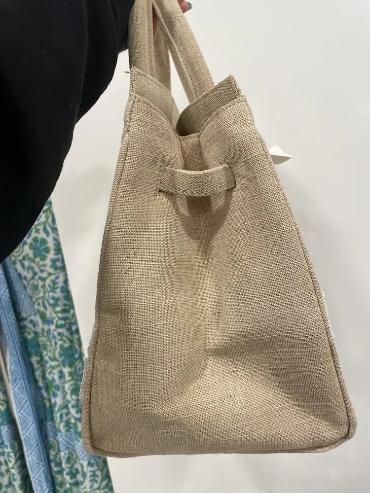 Canvas Beaded Tote (Custom Order)