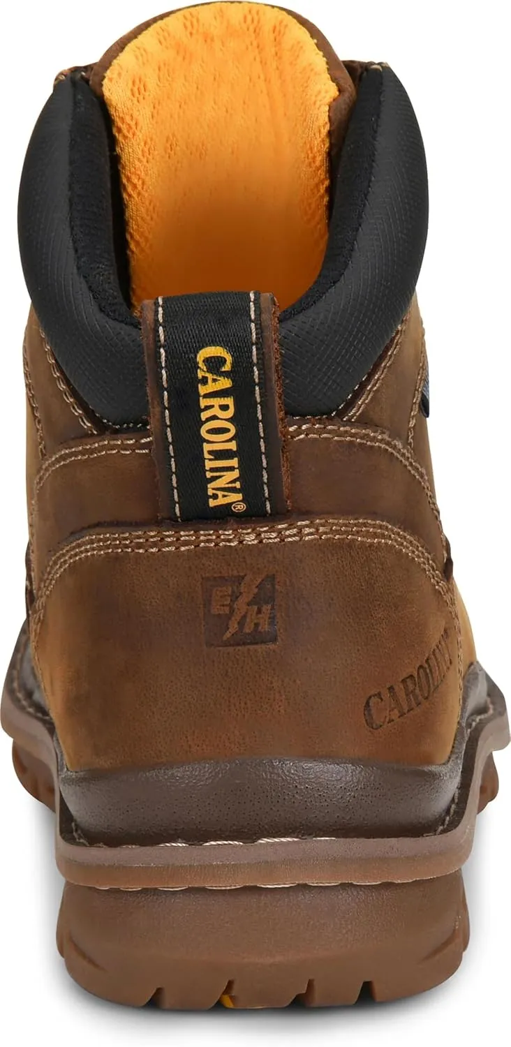 Carolina Dormite 6" Composite Toe Waterproof Work Boots for Men - EVA Footbed, PU Midsole, and Oil- & Slip-Resistant Rubber Outsole, EH-Rated