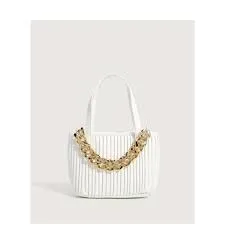 Casual Tote new Luxury Designer Stripes Shoulder bag.