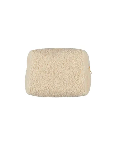 Chalk Sherpa Box Bag in Bone