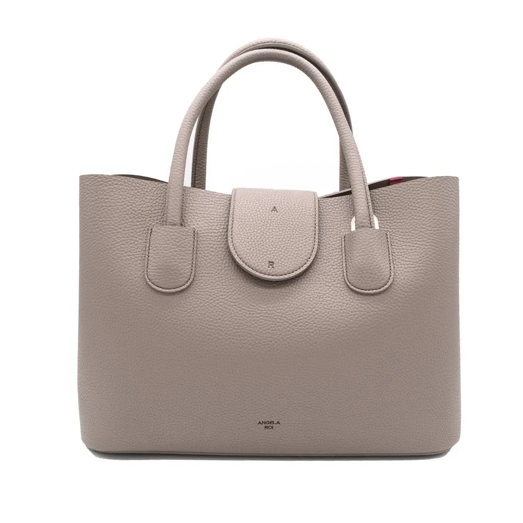 Cher Tote 20 Crossbody with Signet in Light Mud Grey