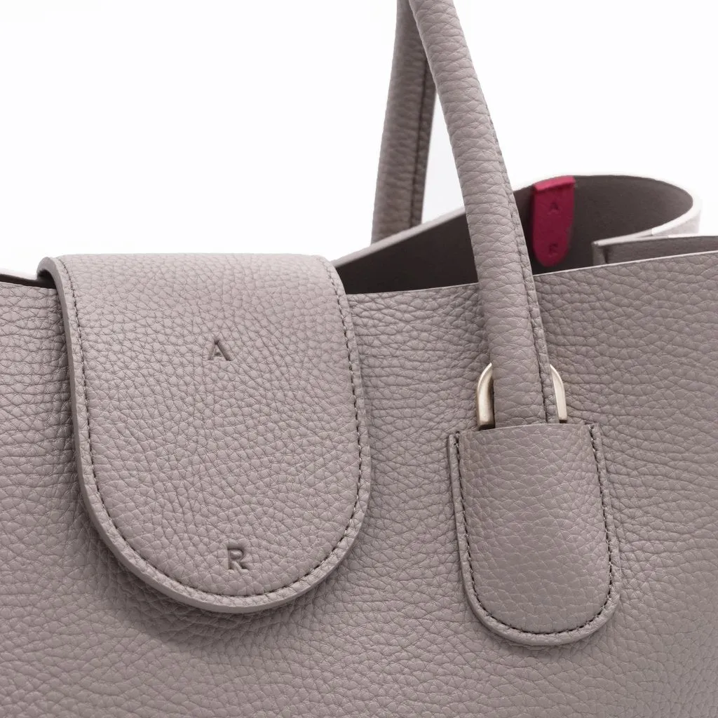 Cher Tote 20 Crossbody with Signet in Light Mud Grey