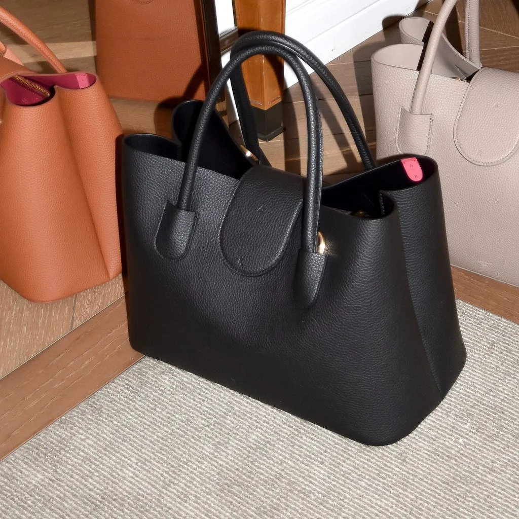 Cher Tote 20 Crossbody with Signet in Light Mud Grey