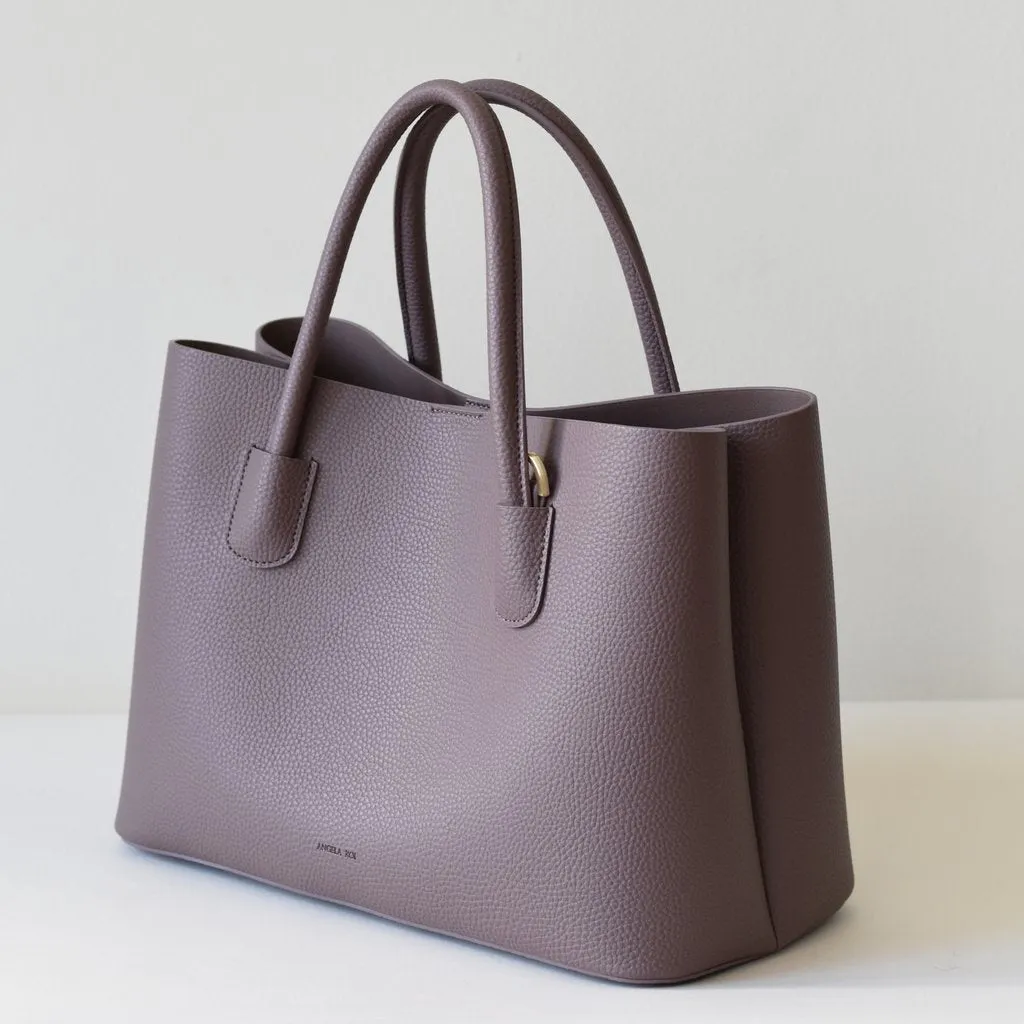 Cher Tote with Signet in Ash Rose