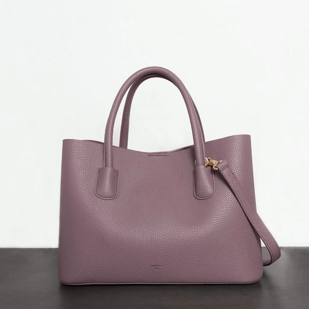 Cher Tote with Signet in Ash Rose