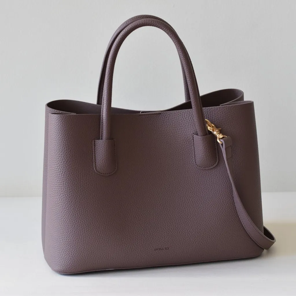 Cher Tote with Signet in Ash Rose