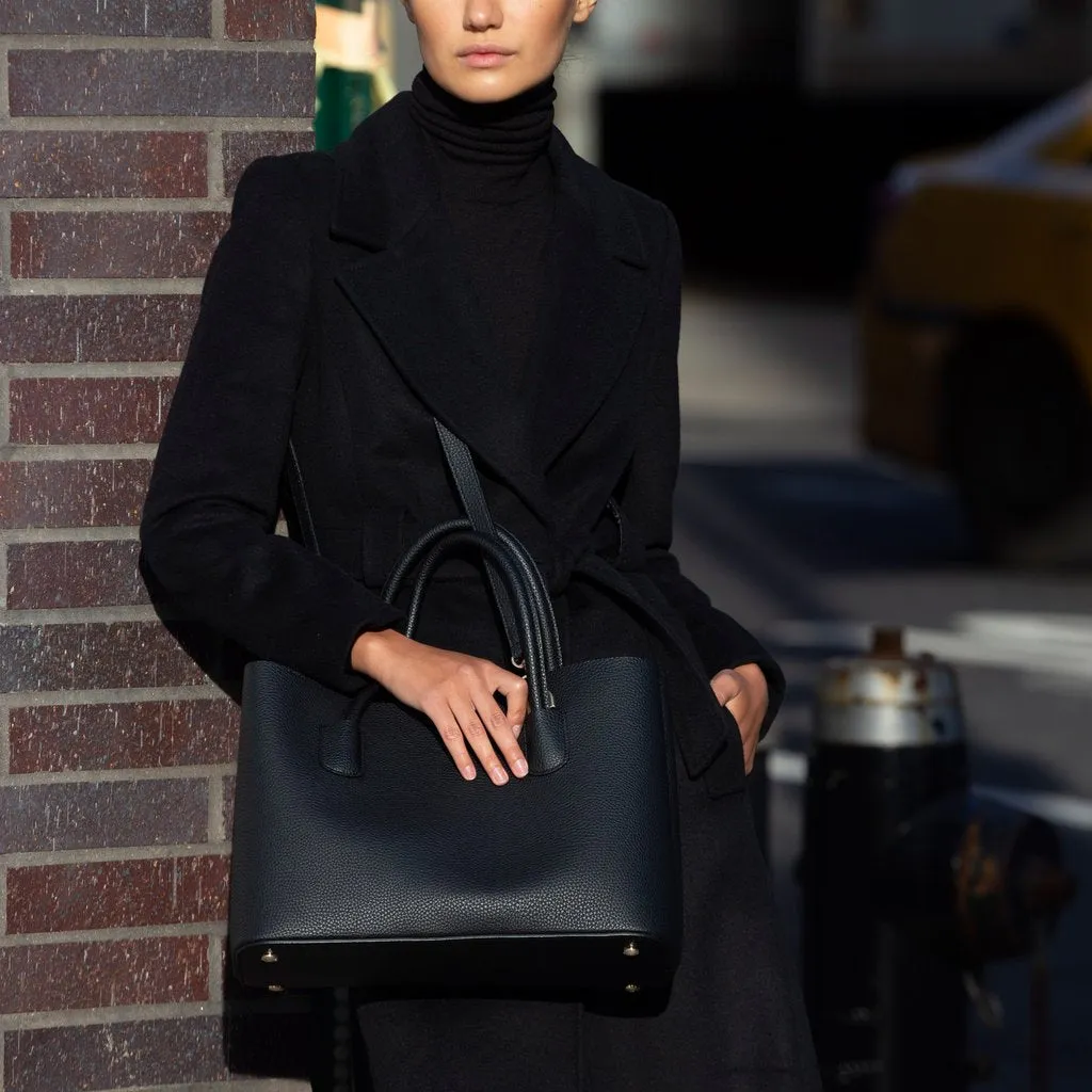 Cher Tote with Signet in Light Grey