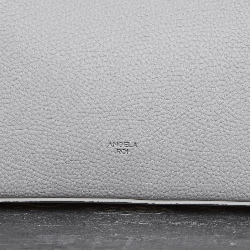 Cher Tote with Signet in Light Grey