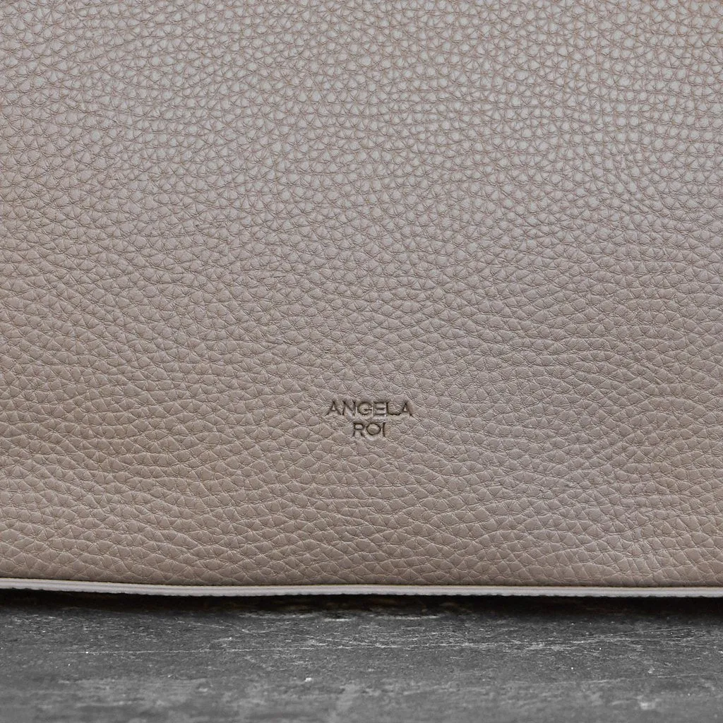 Cher Tote with Signet in Light Mud Grey