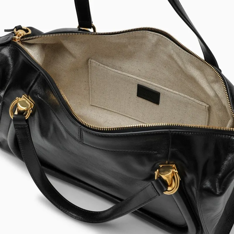 Chloé Paraty 24 Bag In Shiny Black Leather Women