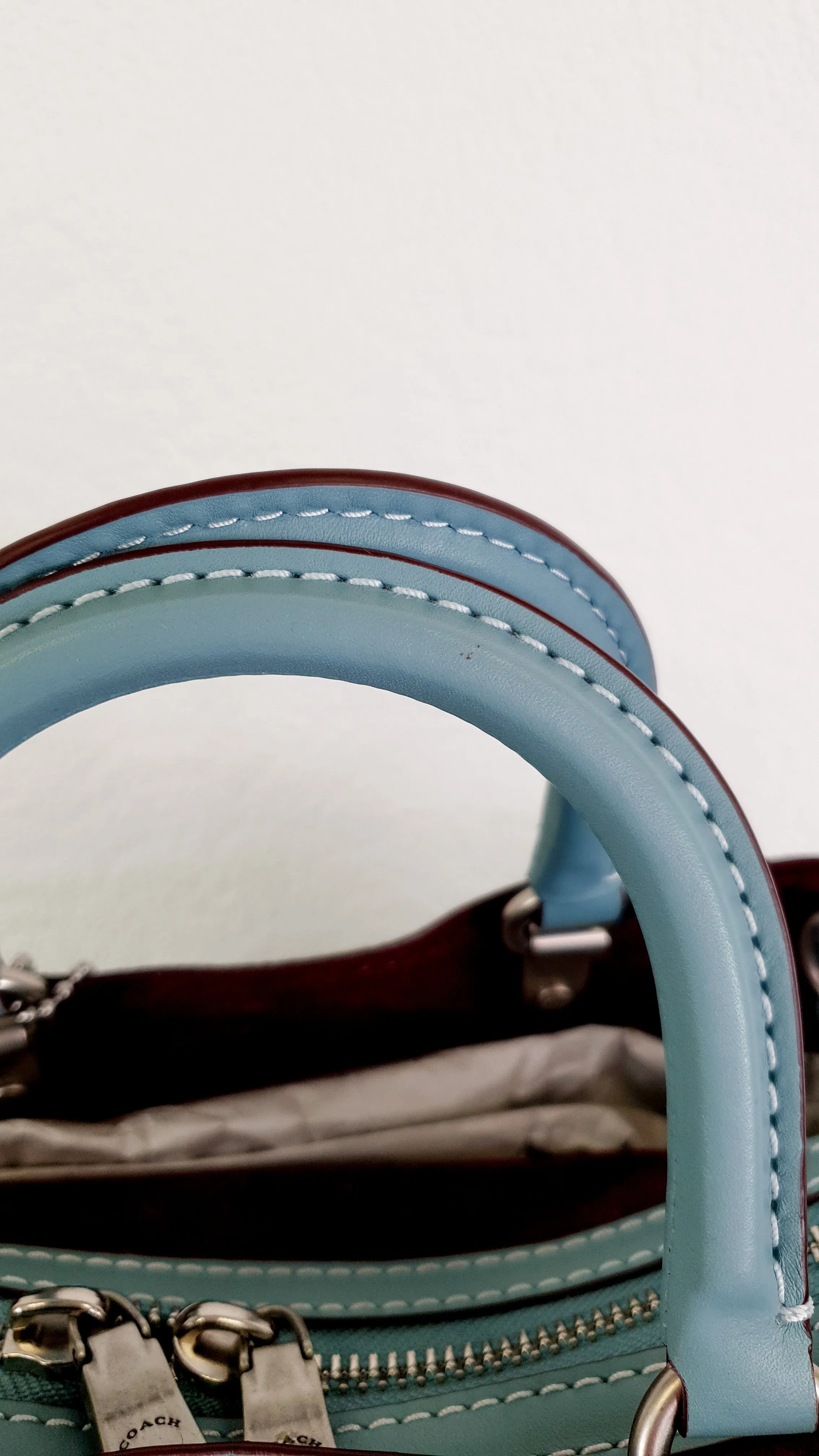 Coach 1941 Rogue 31 in Steel Blue with Nickel Silver Hardware - Shoulder Bag Satchel - Coach 38124