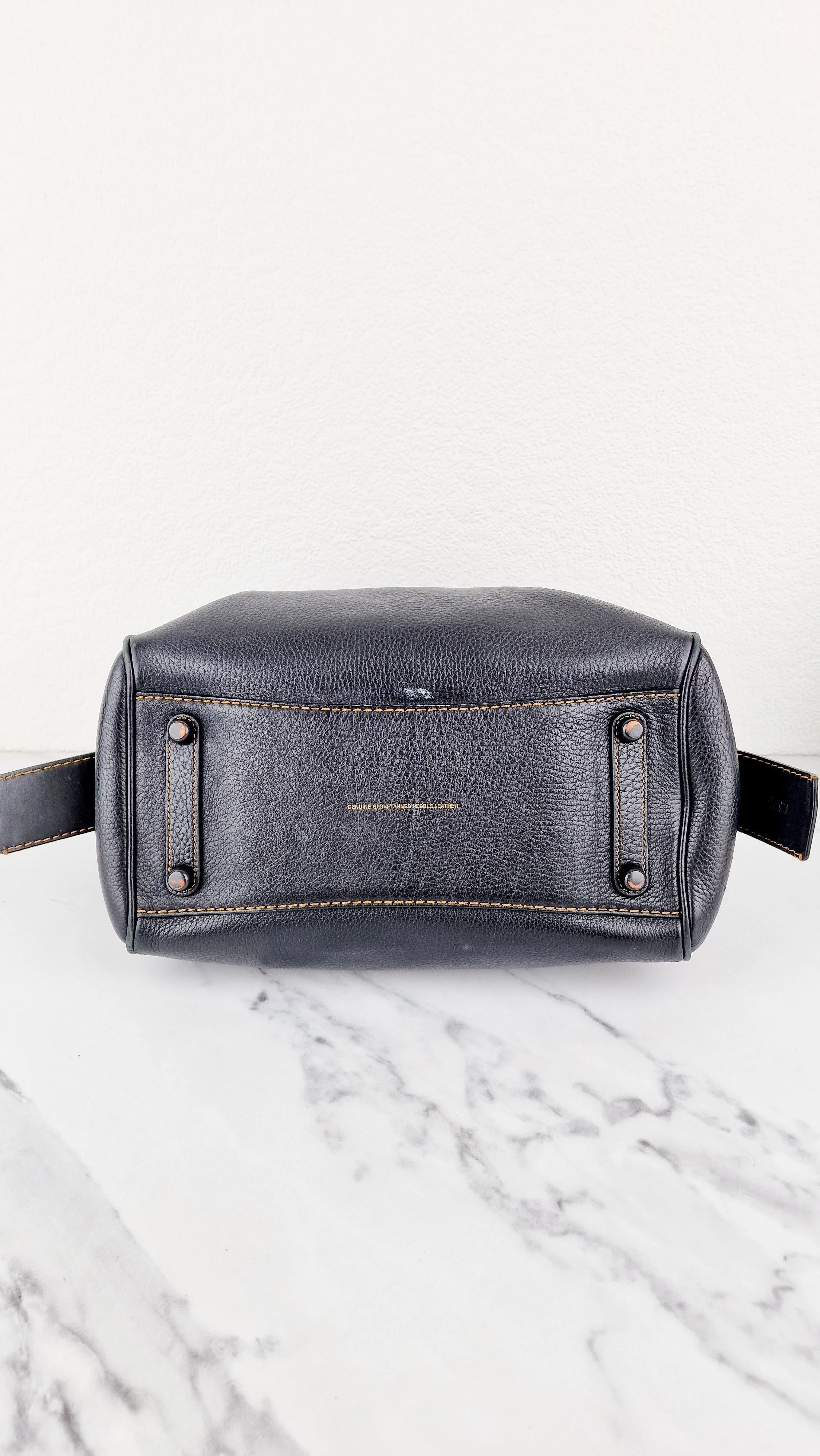 Coach 1941 Rogue Satchel with Embellished Handle - Black Leather Bag - Barrel Bag Coach 86918