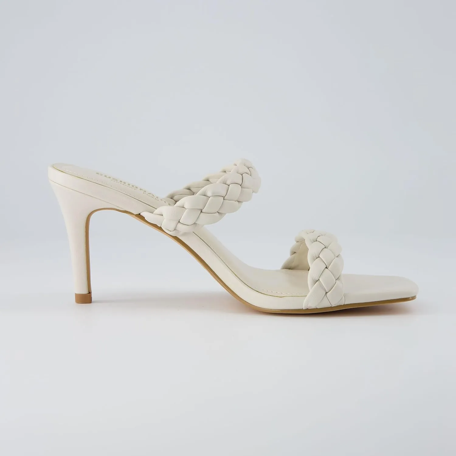 CUSHIONAIRE Women's Pippa braided dress sandals  Memory Foam, Wide Widths Available
