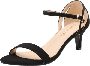 DREAM PAIRS Women's Lexii Fashion Stilettos Open Toe Pump Heel Sandals