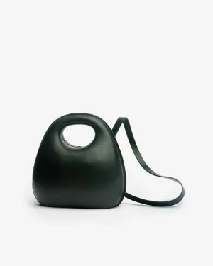 Egg Bag in Midnight Green
