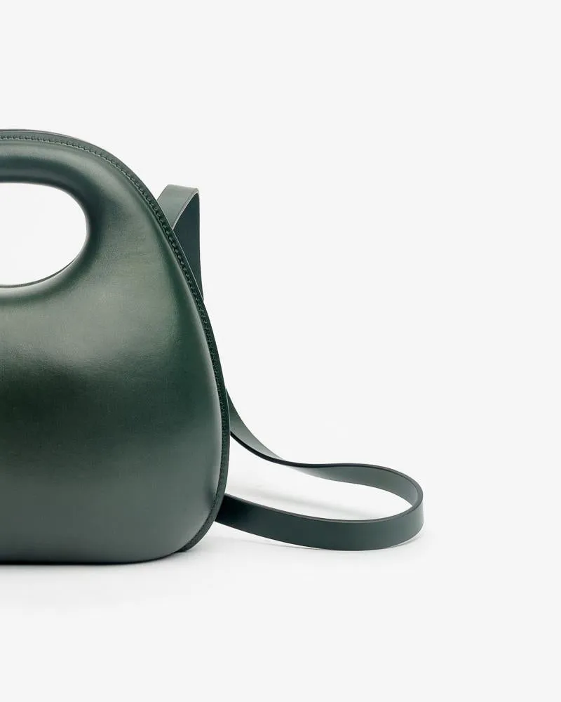 Egg Bag in Midnight Green