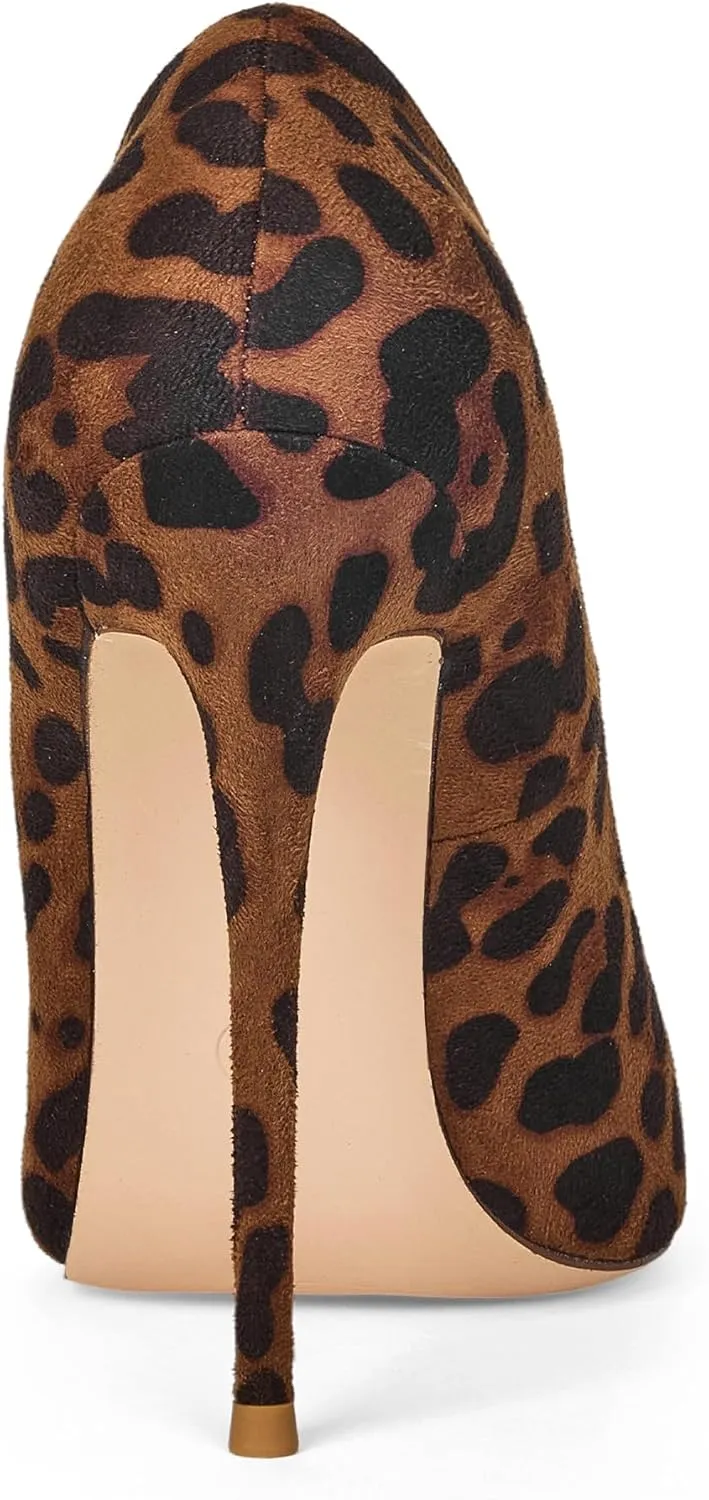Elisabet Tang Women Pumps, Pointed Toe High Heel 4.7 inch/12cm Party Stiletto Heels Shoes