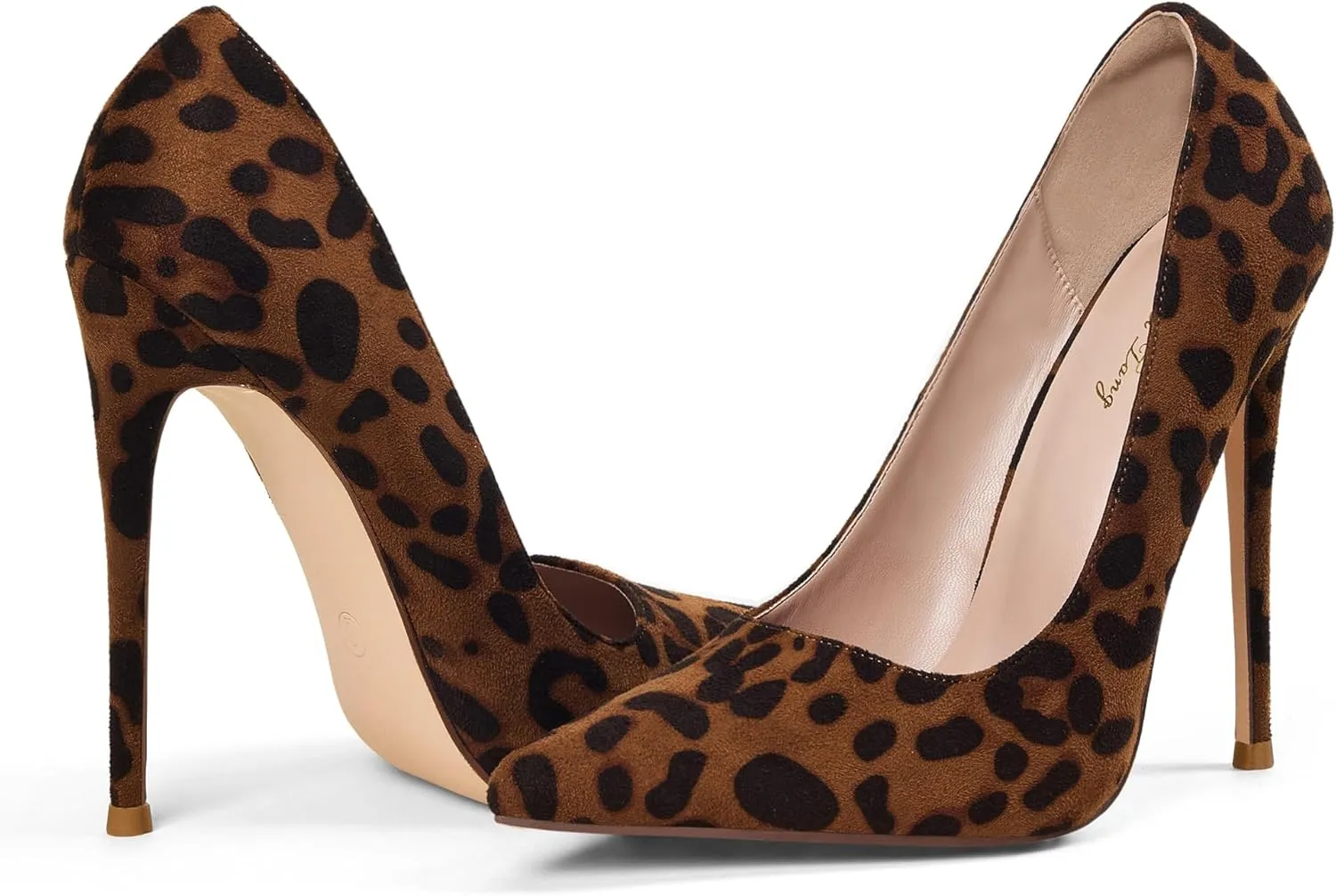 Elisabet Tang Women Pumps, Pointed Toe High Heel 4.7 inch/12cm Party Stiletto Heels Shoes