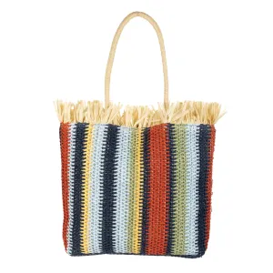 Felicity Crochet Tote-Multi
