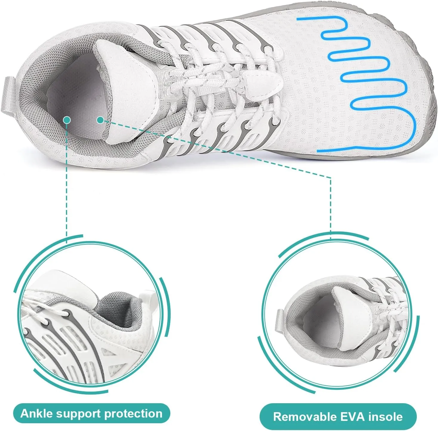 Hike Barefoot Shoes Women Men Non-Slip Healthy Barefoot Shoes Womens Mens Breathable Fashion Trail Rnning Hiking Shoe Womens Mens Wide Toe Zero Drop Shoe