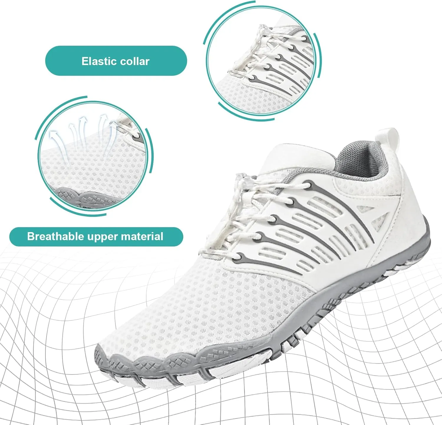 Hike Barefoot Shoes Women Men Non-Slip Healthy Barefoot Shoes Womens Mens Breathable Fashion Trail Rnning Hiking Shoe Womens Mens Wide Toe Zero Drop Shoe