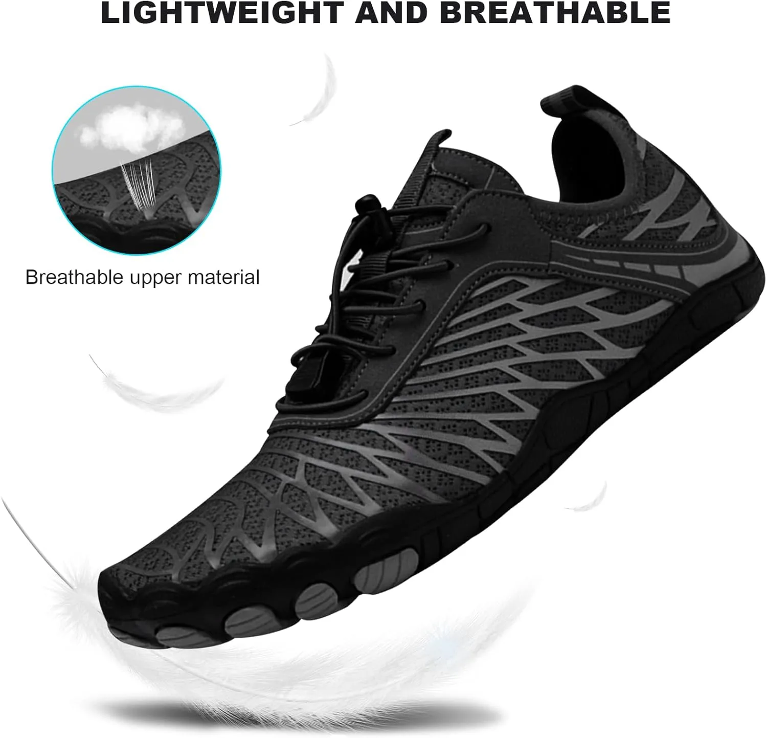 Hike Barefoot Shoes Women Men Non-Slip Healthy Breathable Fashion Trail Running Womens Mens Wide Toe Zero Drop Water Shoe