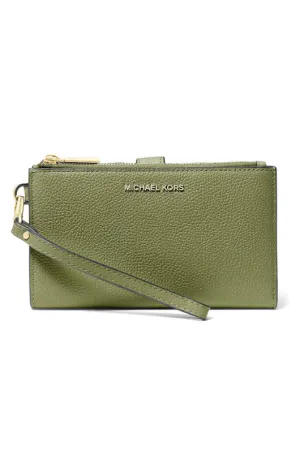 Jet Set Double Zip Wristlet