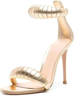 JORISTIMO Women's Open Toe High Heels Stiletto Crystal Embellished Heeled Sandals Dress Shoes for Women