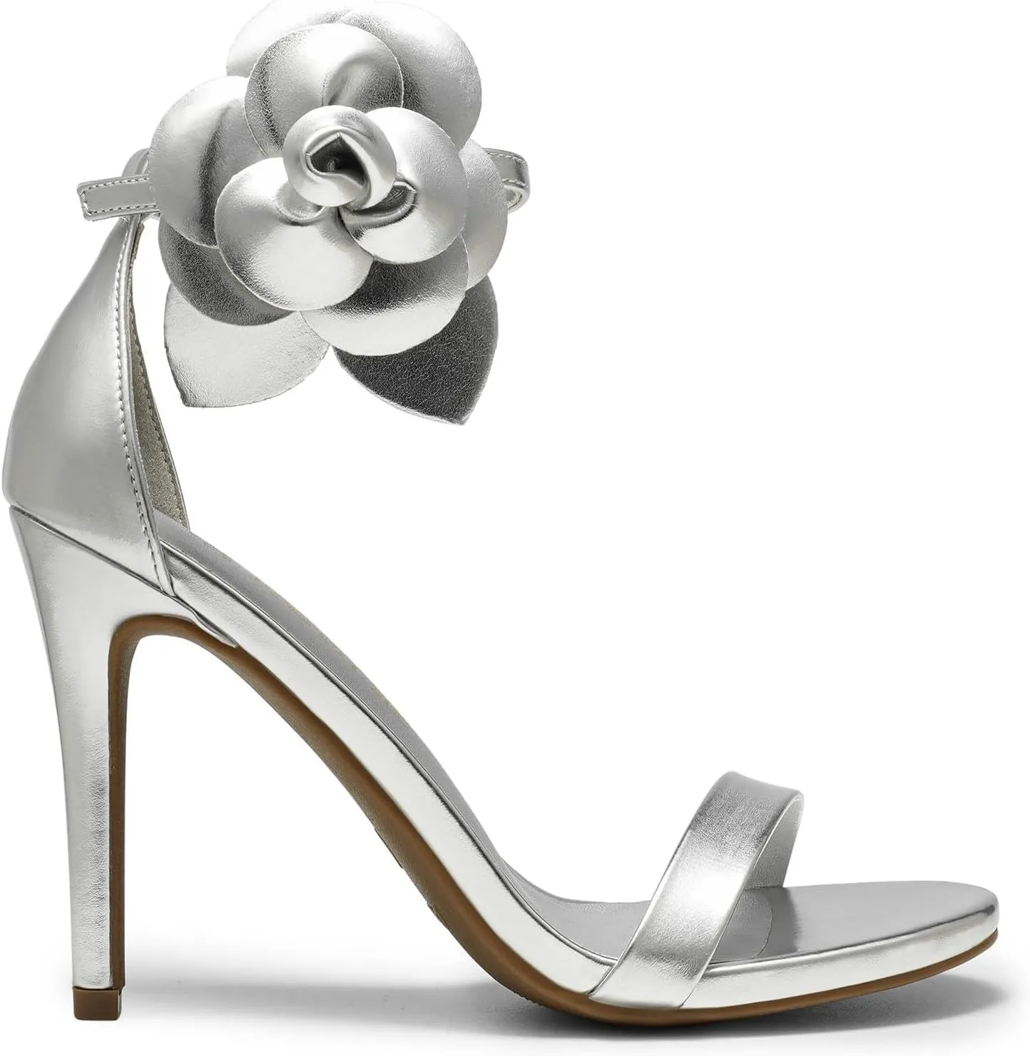 JORISTIMO Women's Open Toe High Heels Stiletto Crystal Embellished Heeled Sandals Dress Shoes for Women