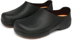 JSWEI Chef Shoes Men - Waterproof & Oil-Proof Non Slip Kitchen Clogs for Men, Nursing, Garden & Outdoor Use