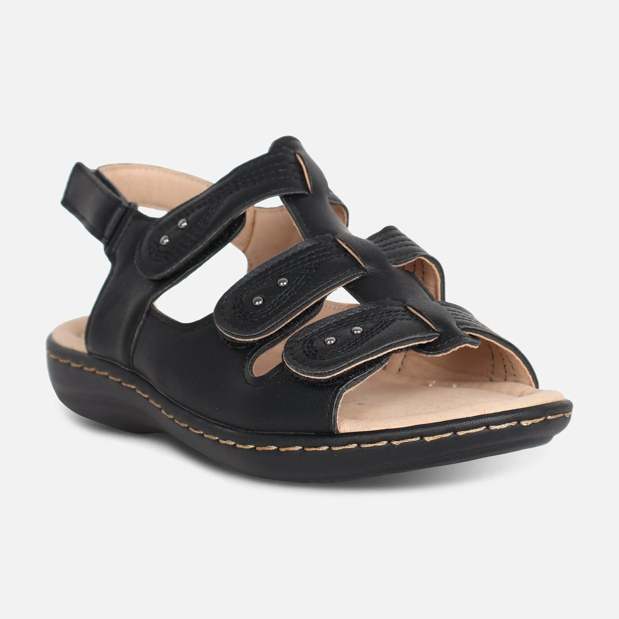 LADIES CASUAL VELCRO SANDALS