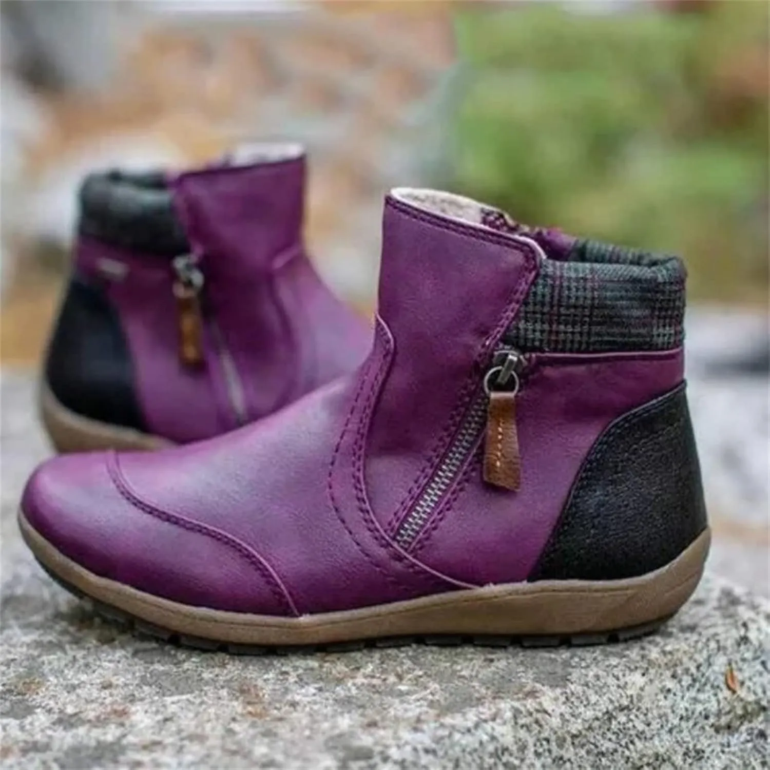 Ladmiple Boots For Women Ankle Booties Dressy Cowgirl Cowboy Western Short Booties Fashion Classic Retro Casual Walking Shoes