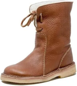 Ladmiple Winter Boots For Women Fashion Soft Comfortable Faux Fur Mid Calf Snow Boots Insulated Outdoor Warm Ankle Booties