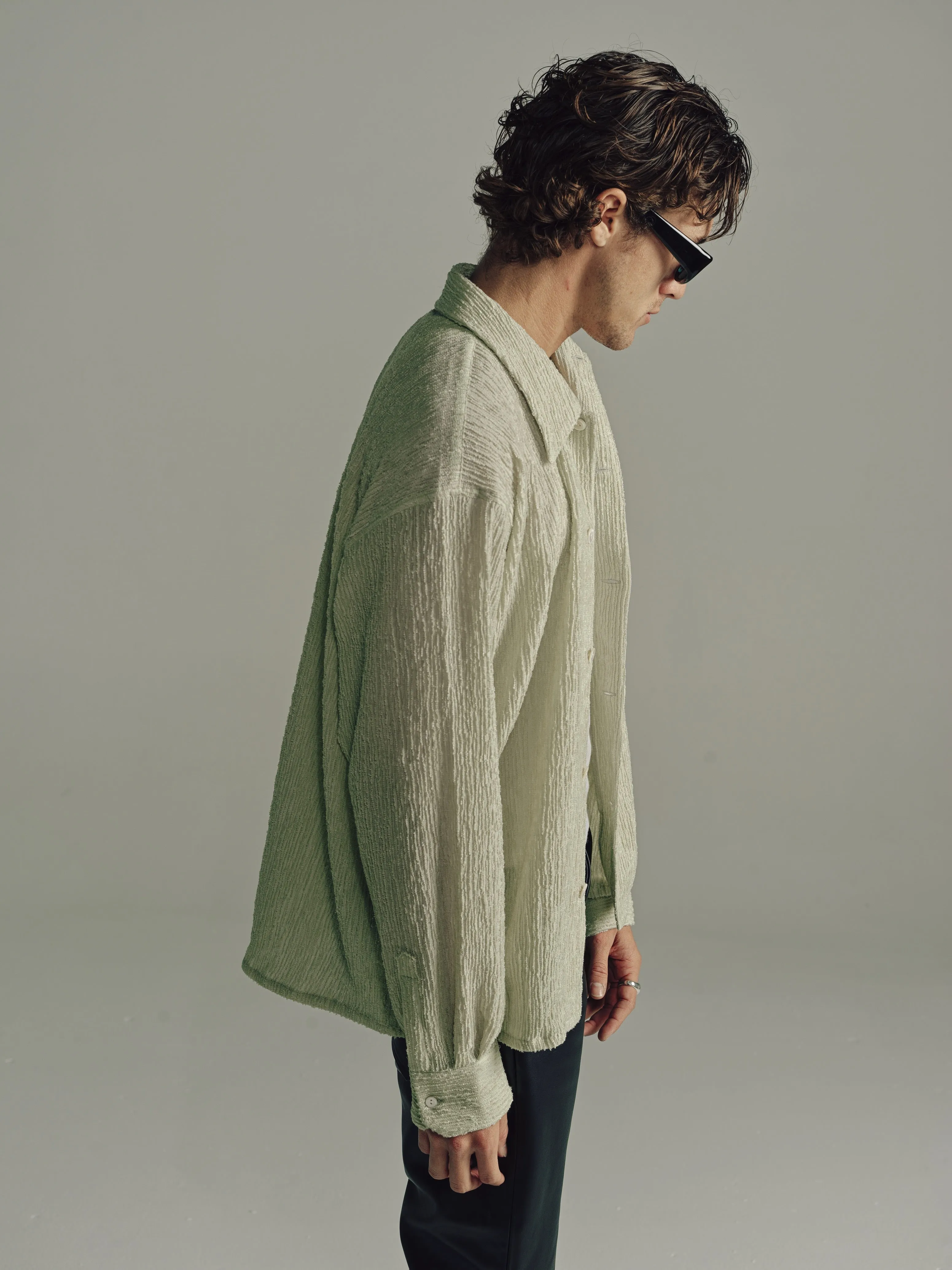 Lime Relaxed Long Sleeve Shirt