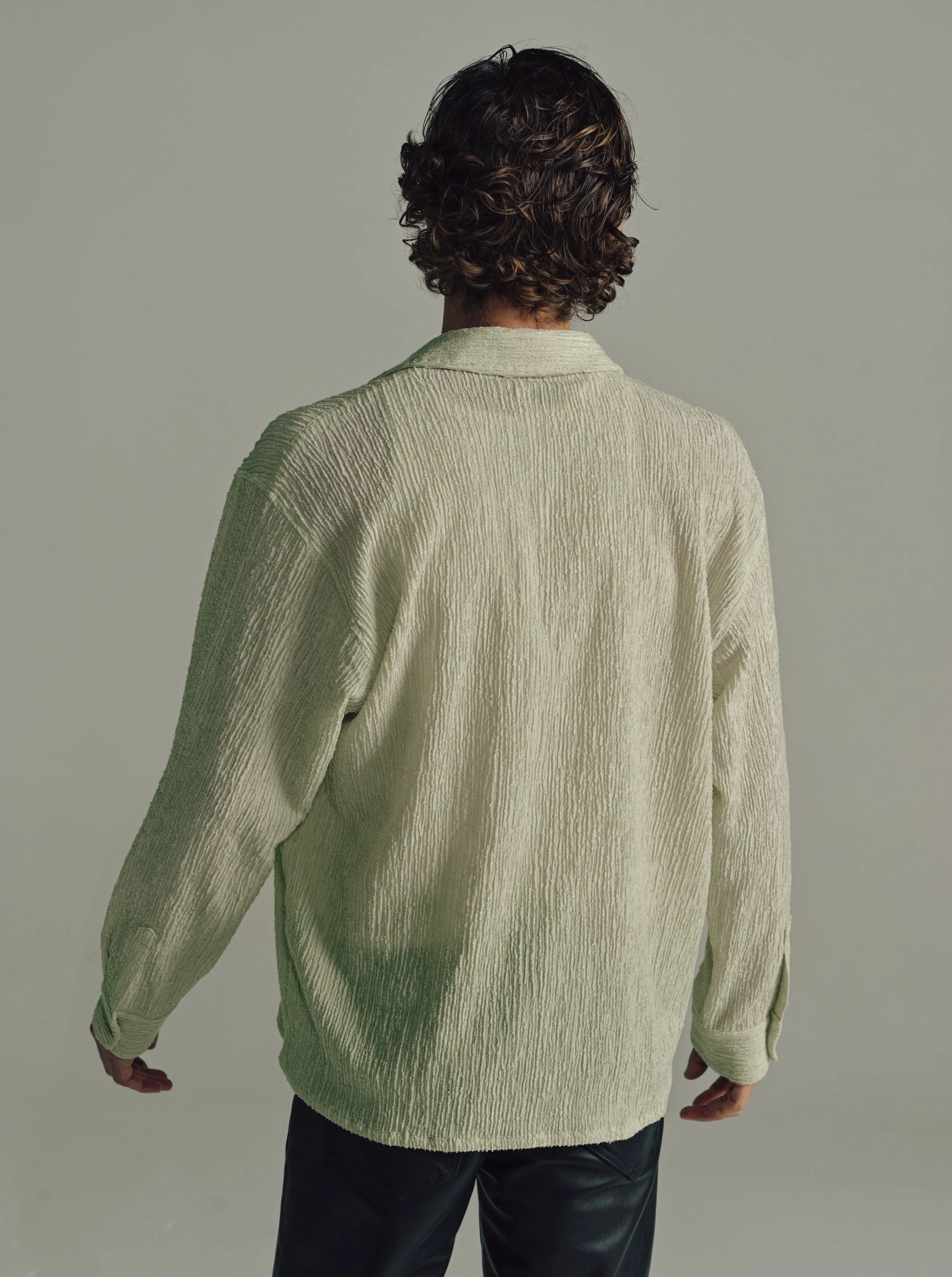 Lime Relaxed Long Sleeve Shirt