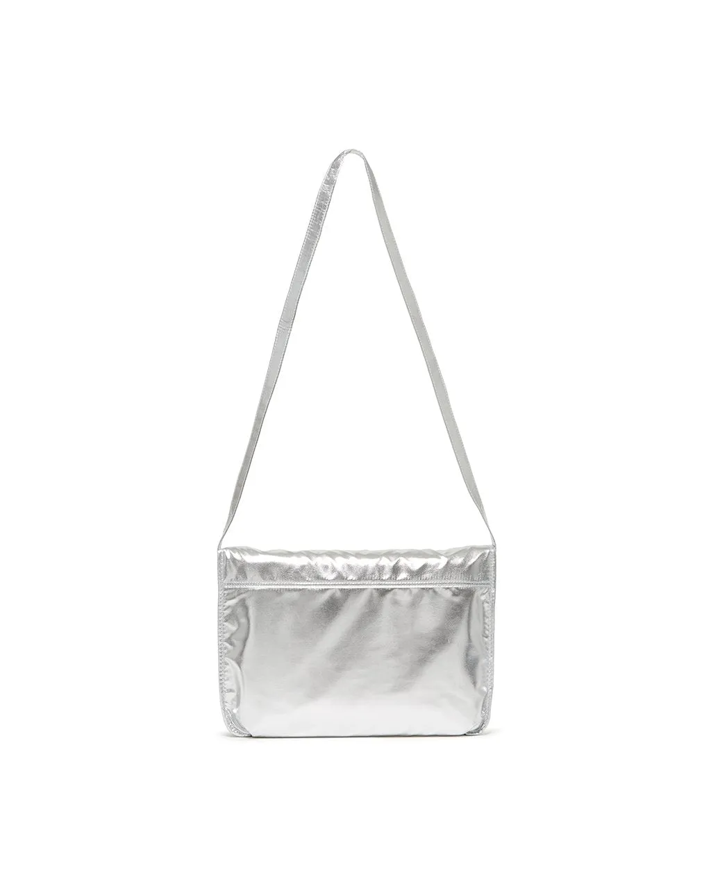 Logged On Laptop Bag - Metallic Silver