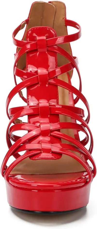 MAIERNISI JESSI Unisex Men's Women's Sandals Platform Stappy Stiletto High Heel