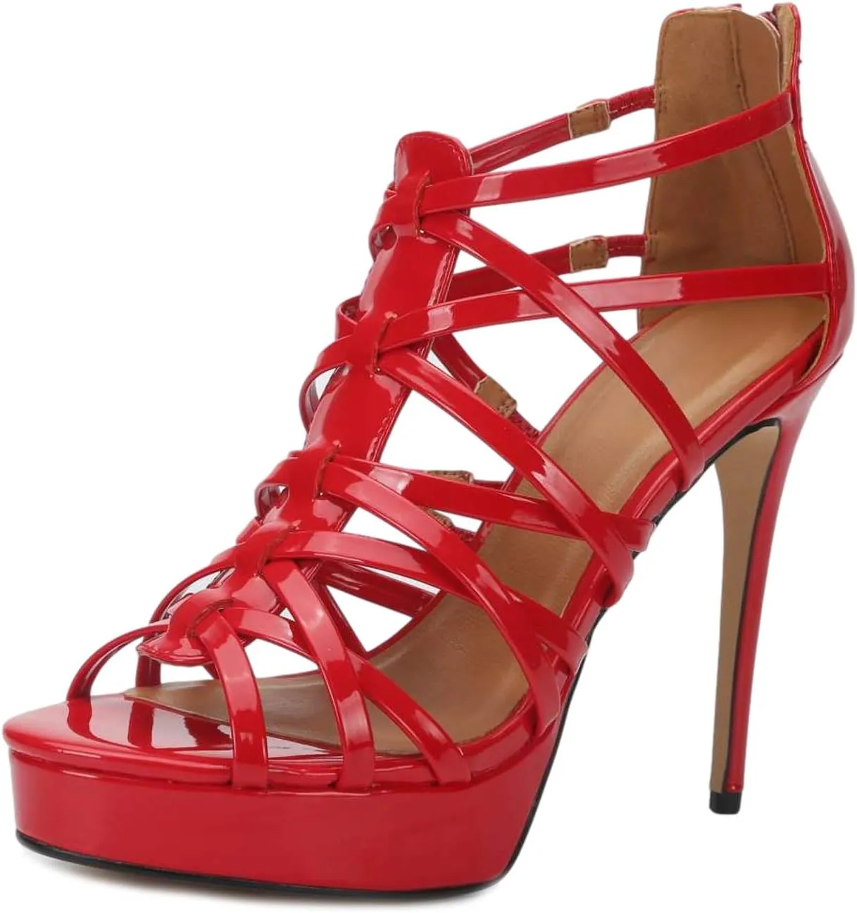 MAIERNISI JESSI Unisex Men's Women's Sandals Platform Stappy Stiletto High Heel