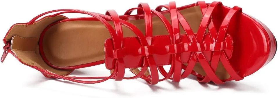 MAIERNISI JESSI Unisex Men's Women's Sandals Platform Stappy Stiletto High Heel