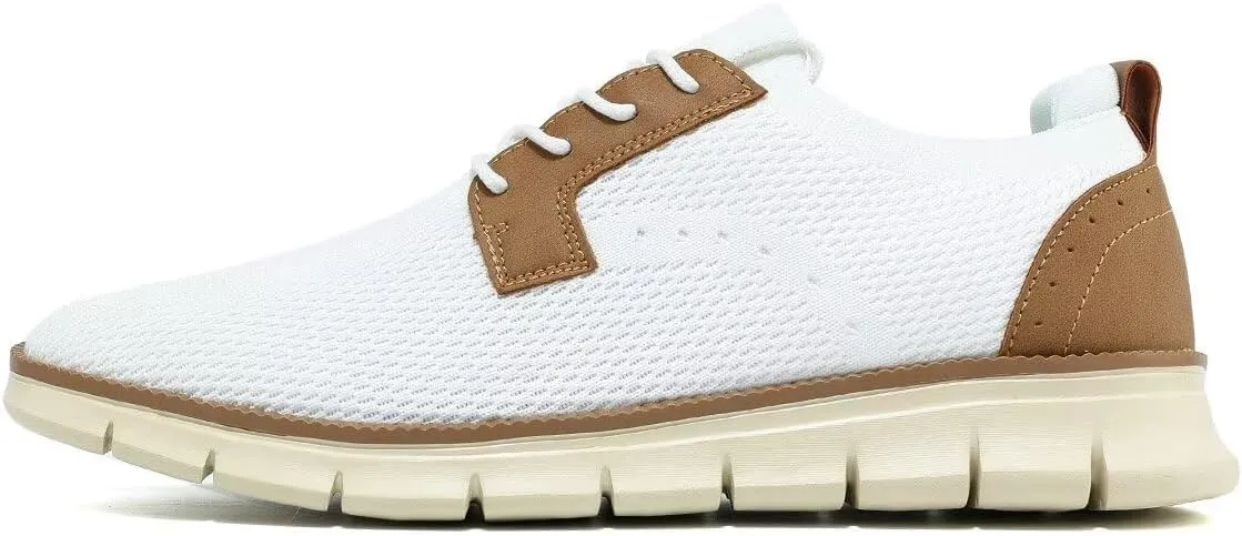Mens Casual Oxfords Walking Shoes Fashion Mesh Dress Business Sneakers Work Comfortable Lightweight Soft Sole