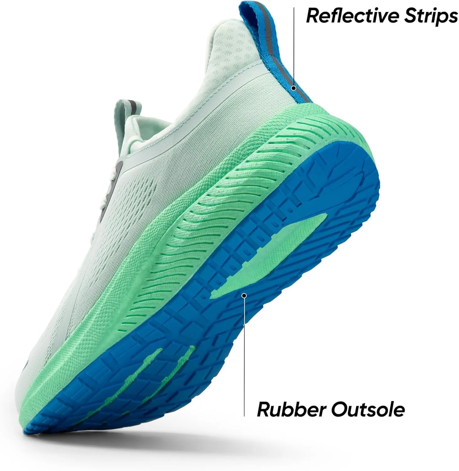 Men's Slip On Walking Shoes DreamLife Non Slip Athletic Gym Workout Comfortable Lightweight Running Tennis Sneakers