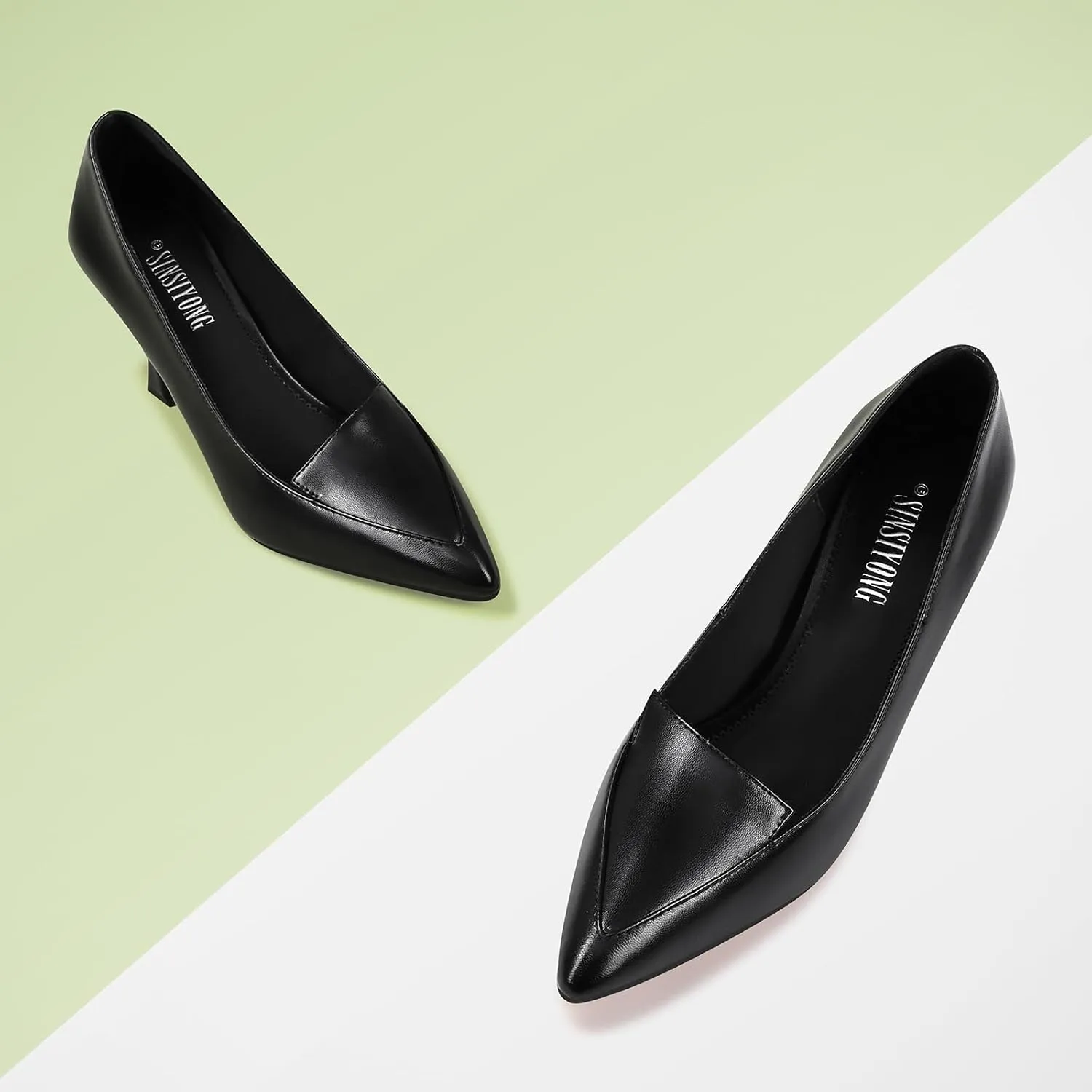 Multicolor High Heels for Women Pointed Toe Stiletto Heel Pumps Comfortable Dress Shoes