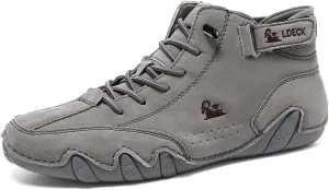 Nevova Shoes for Men Women, Nevoldeck - Waterproof Winter Orthopedic Shoes, Comfy Orthopedic Arch Support Daily Walking Shoes Casual Hiking Ankle Boots