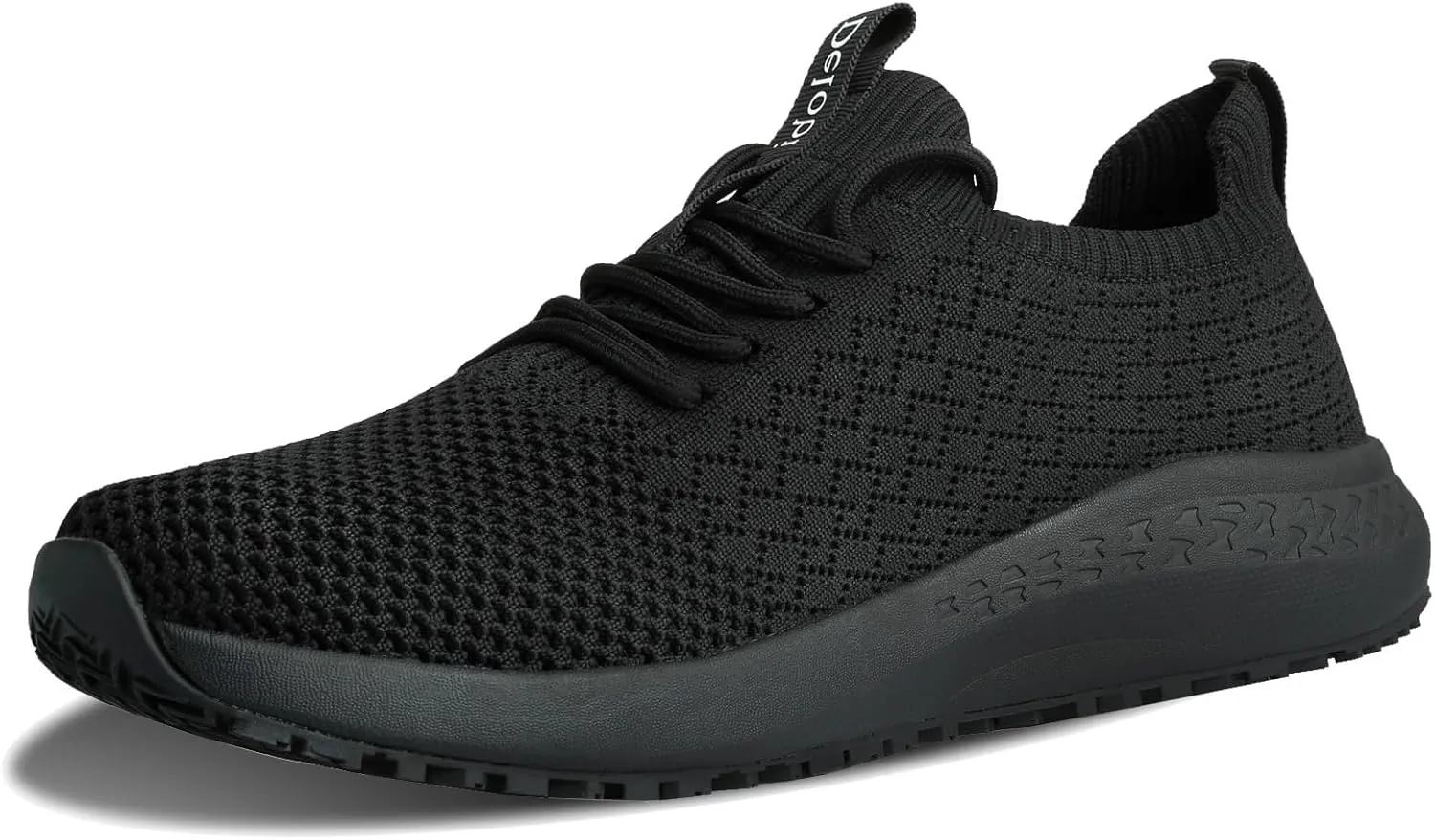 Non Slip Shoes for Women Food Service Slip Resistant Work Shoe Restaurant Chef Kitchen Hospital Staff Walking Sneakers Breathable Lightweight with Lace Up Design