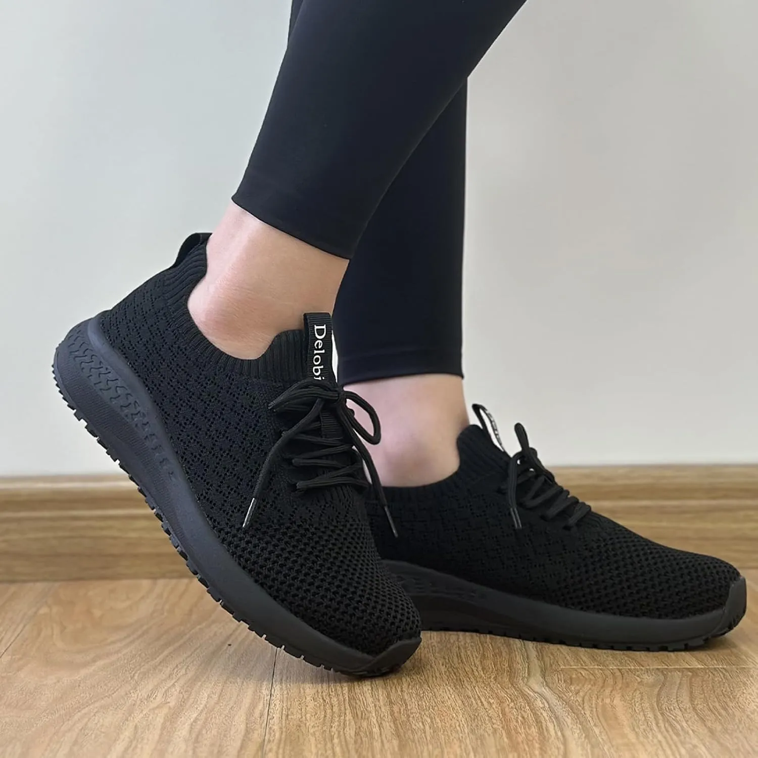 Non Slip Shoes for Women Food Service Slip Resistant Work Shoe Restaurant Chef Kitchen Hospital Staff Walking Sneakers Breathable Lightweight with Lace Up Design